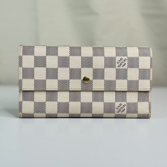 Louis Vuitton Sarah Wallet Damier Azur - Picture 1 of 9